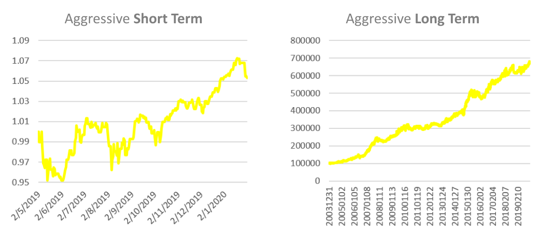 SquirrelSave Aggressive Investment Portfolio in Short and Long Term